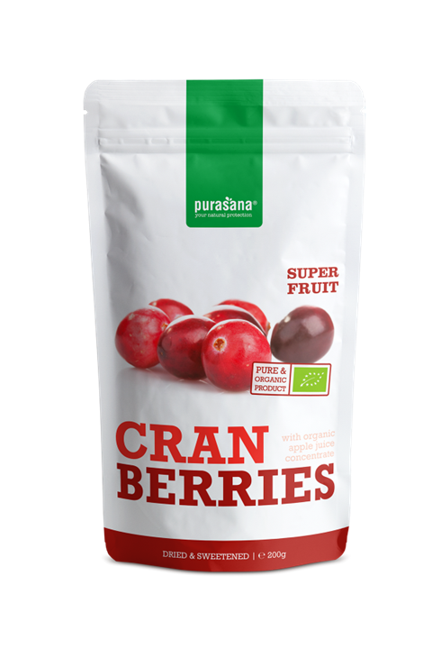 Gedroogde cranberries
