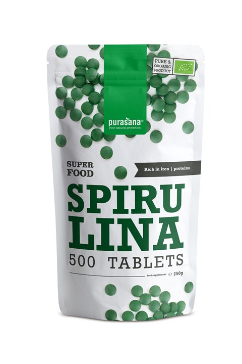 Spirulina 500 mg tabletten