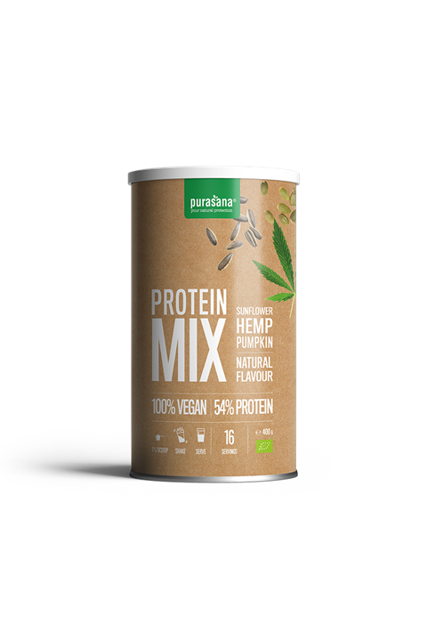 Vegan protein zonnebloem, hennep & pompoen